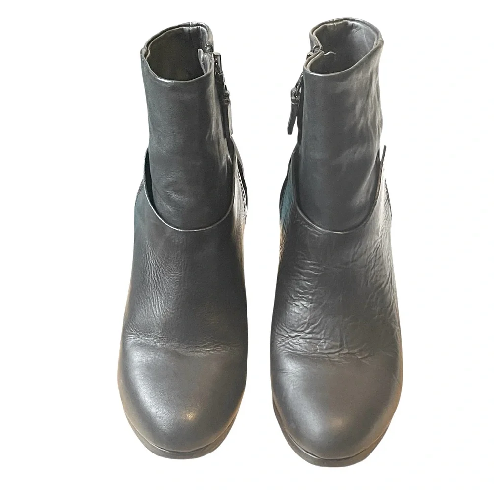 Rag & Bone Kendall Leather Ankle Boot Black Size 8